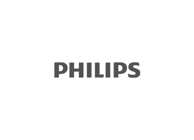 Philips logo, black and white