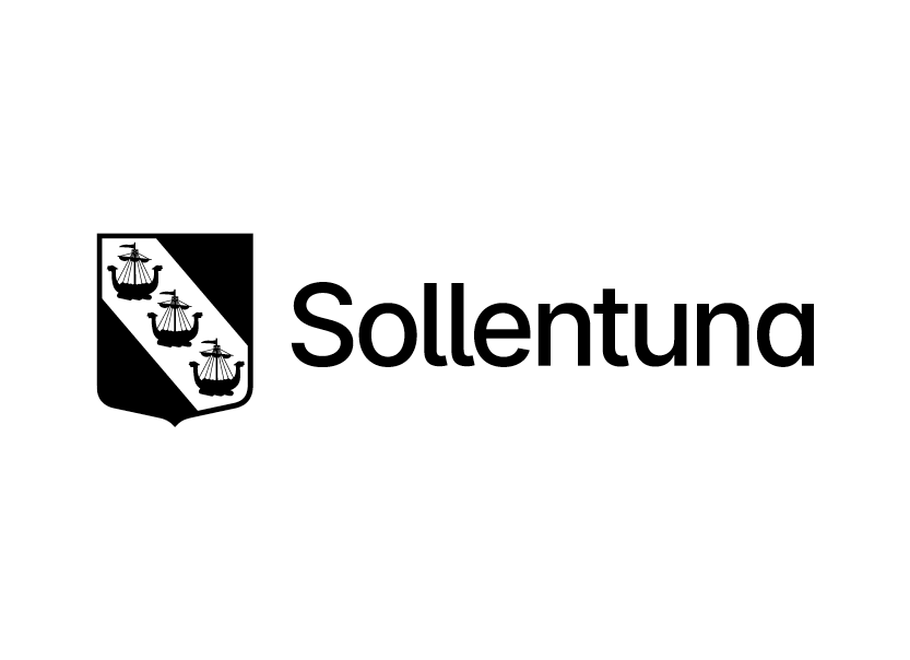 Sollentuna kommun logo svartvit